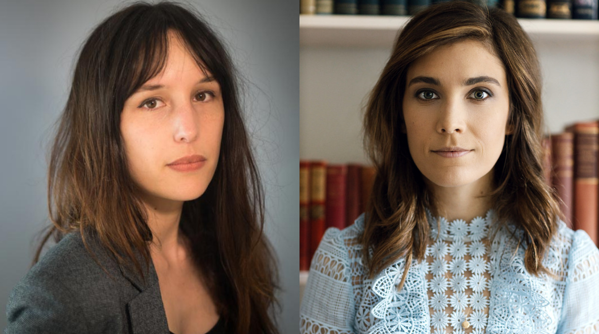 Portraits of author Victoria Mas and Novelist A. Victoria Joukovsky